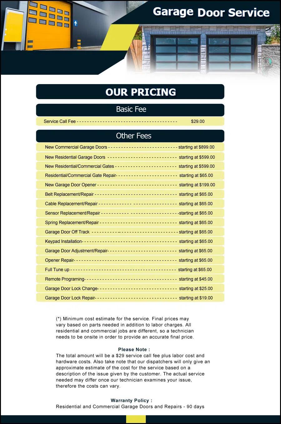 Garage Door & Opener Repairs Austell, GA 770-742-6148